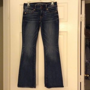 American Eagle Favorite Boyfriend dark denim jeans